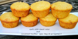 still small voice-cornbread muffins